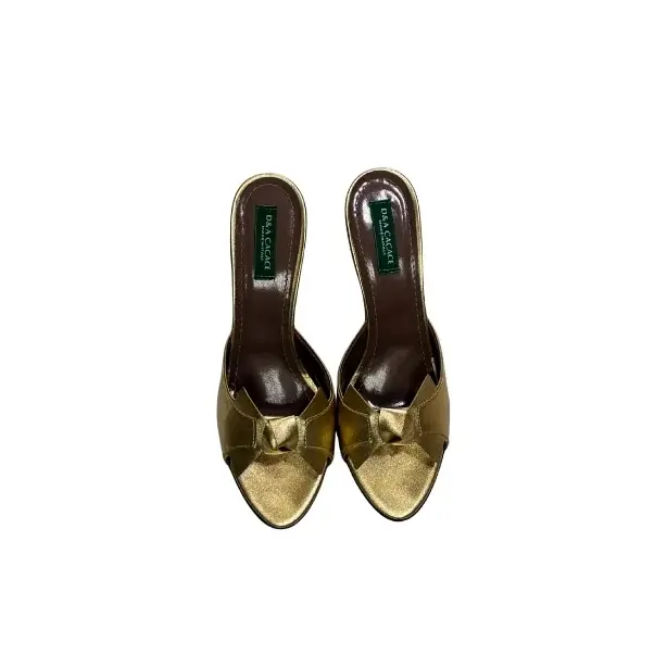 D&A CACACE Gold-Metallic Heel